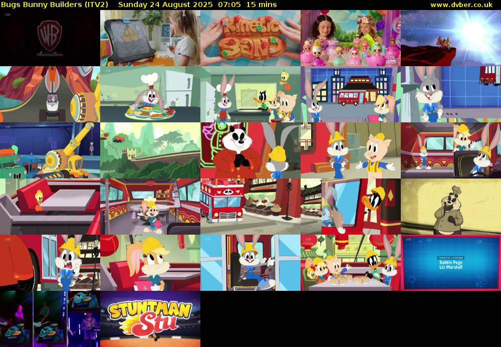 Bugs Bunny Builders (ITV2) Sunday 24 August 2025 07:05 - 07:20