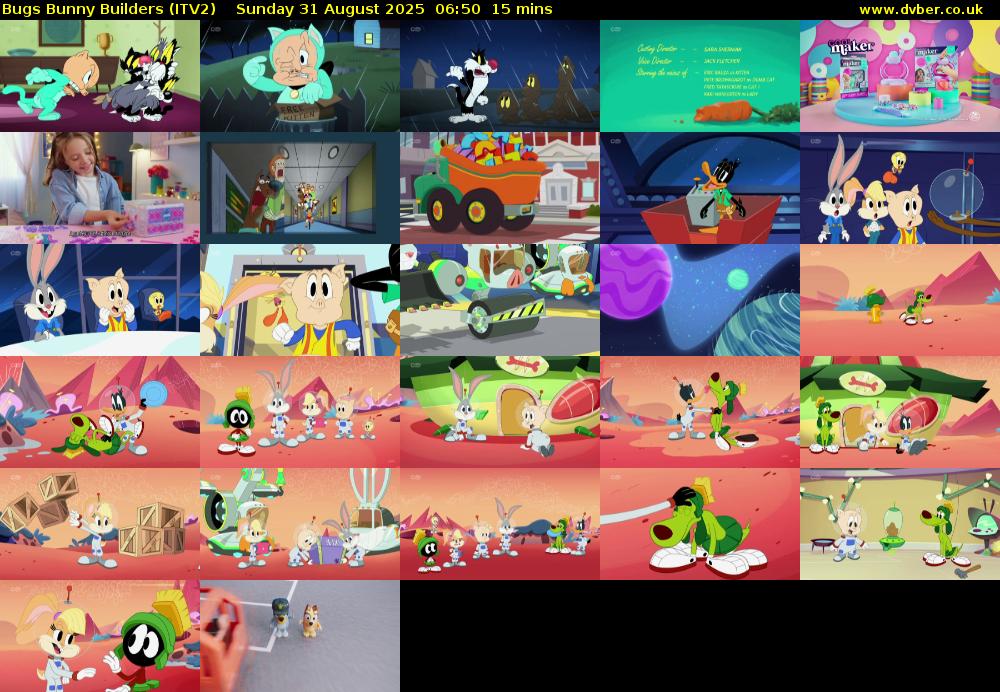 Bugs Bunny Builders (ITV2) Sunday 31 August 2025 06:50 - 07:05