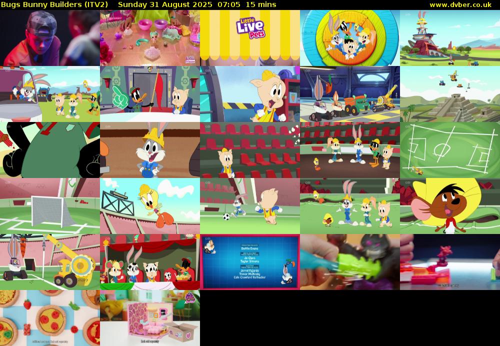 Bugs Bunny Builders (ITV2) Sunday 31 August 2025 07:05 - 07:20