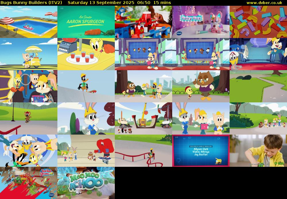 Bugs Bunny Builders (ITV2) Saturday 13 September 2025 06:50 - 07:05