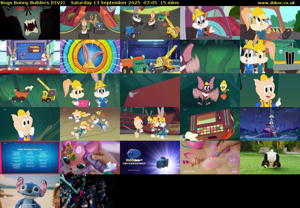 Bugs Bunny Builders (ITV2) Saturday 13 September 2025 07:05 - 07:20