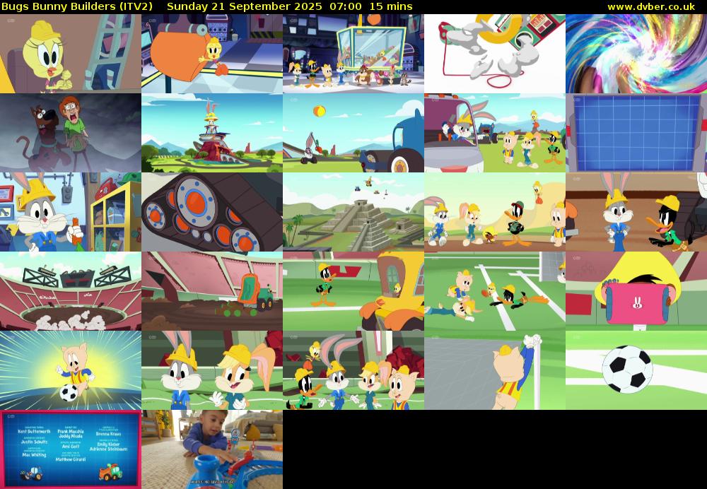 Bugs Bunny Builders (ITV2) Sunday 21 September 2025 07:00 - 07:15