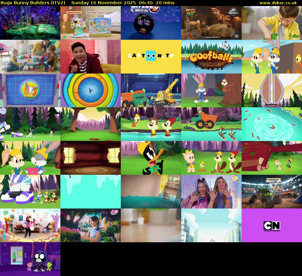 Bugs Bunny Builders (ITV2) Sunday 16 November 2025 06:40 - 07:00