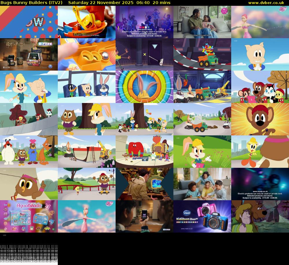 Bugs Bunny Builders (ITV2) Saturday 22 November 2025 06:40 - 07:00