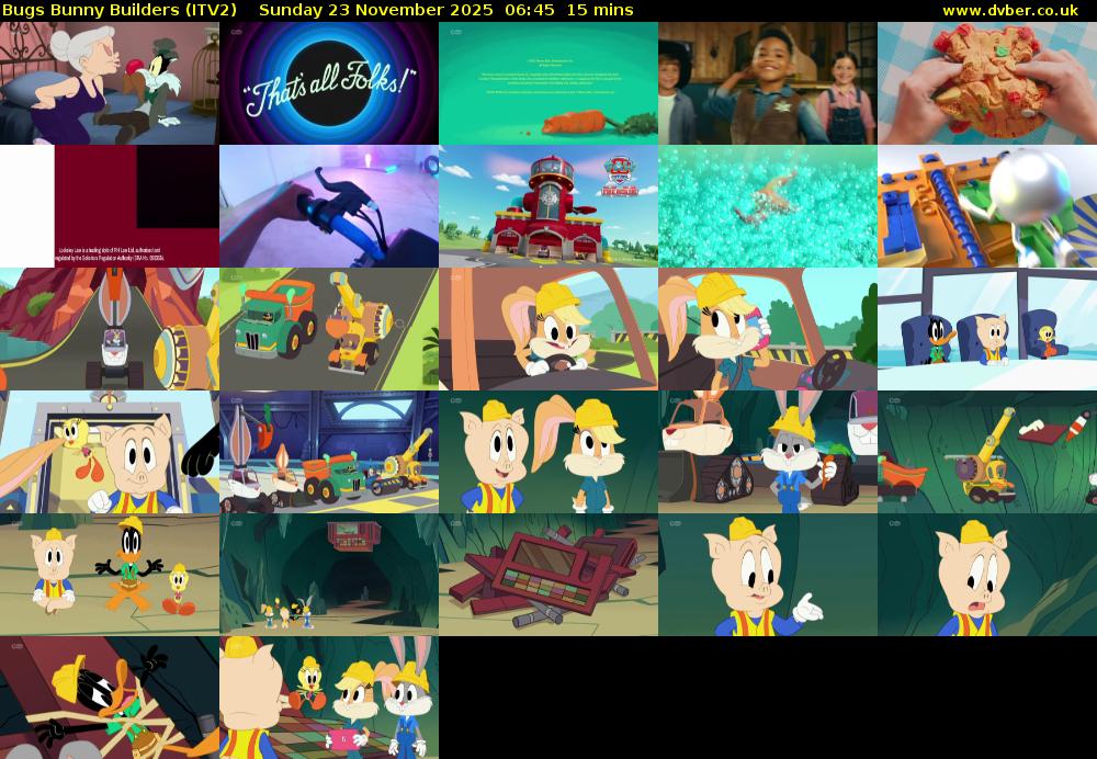 Bugs Bunny Builders (ITV2) Sunday 23 November 2025 06:45 - 07:00