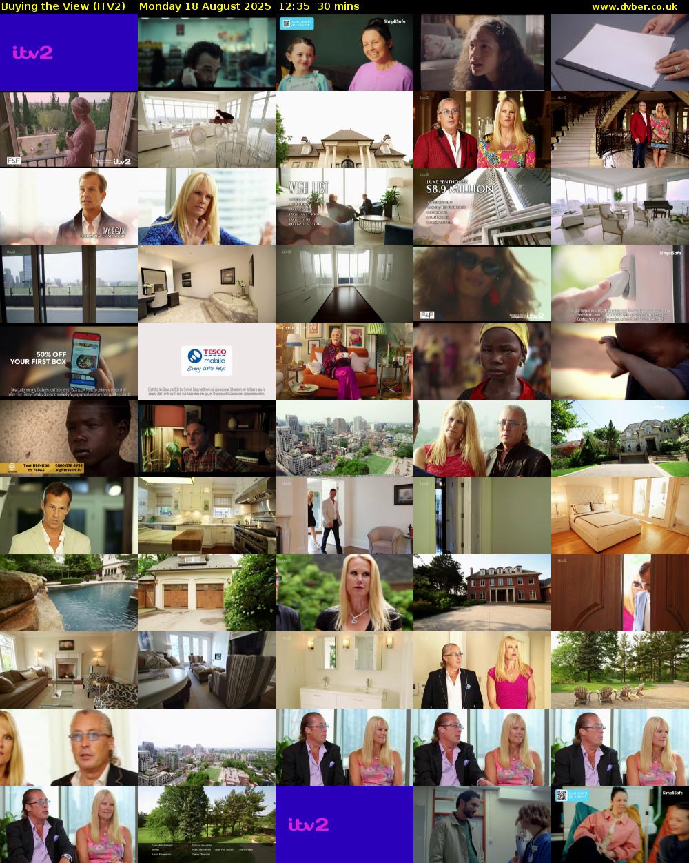 Buying the View (ITV2) Monday 18 August 2025 12:35 - 13:05