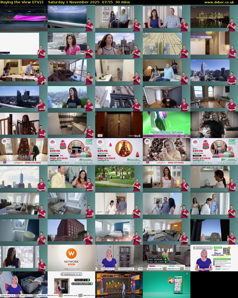 Buying the View (ITV2) Saturday 1 November 2025 07:55 - 08:25