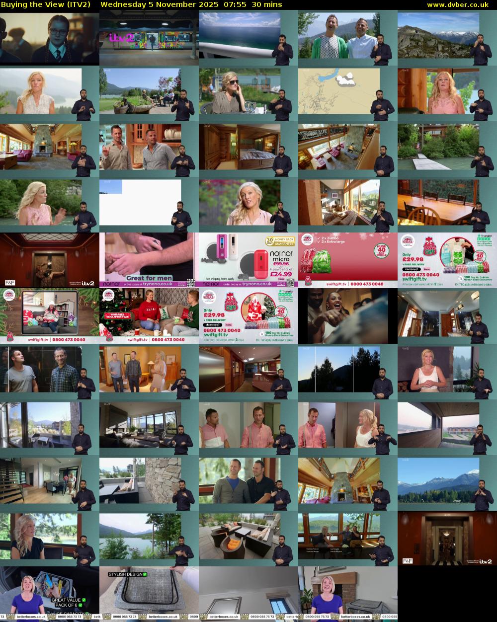 Buying the View (ITV2) Wednesday 5 November 2025 07:55 - 08:25