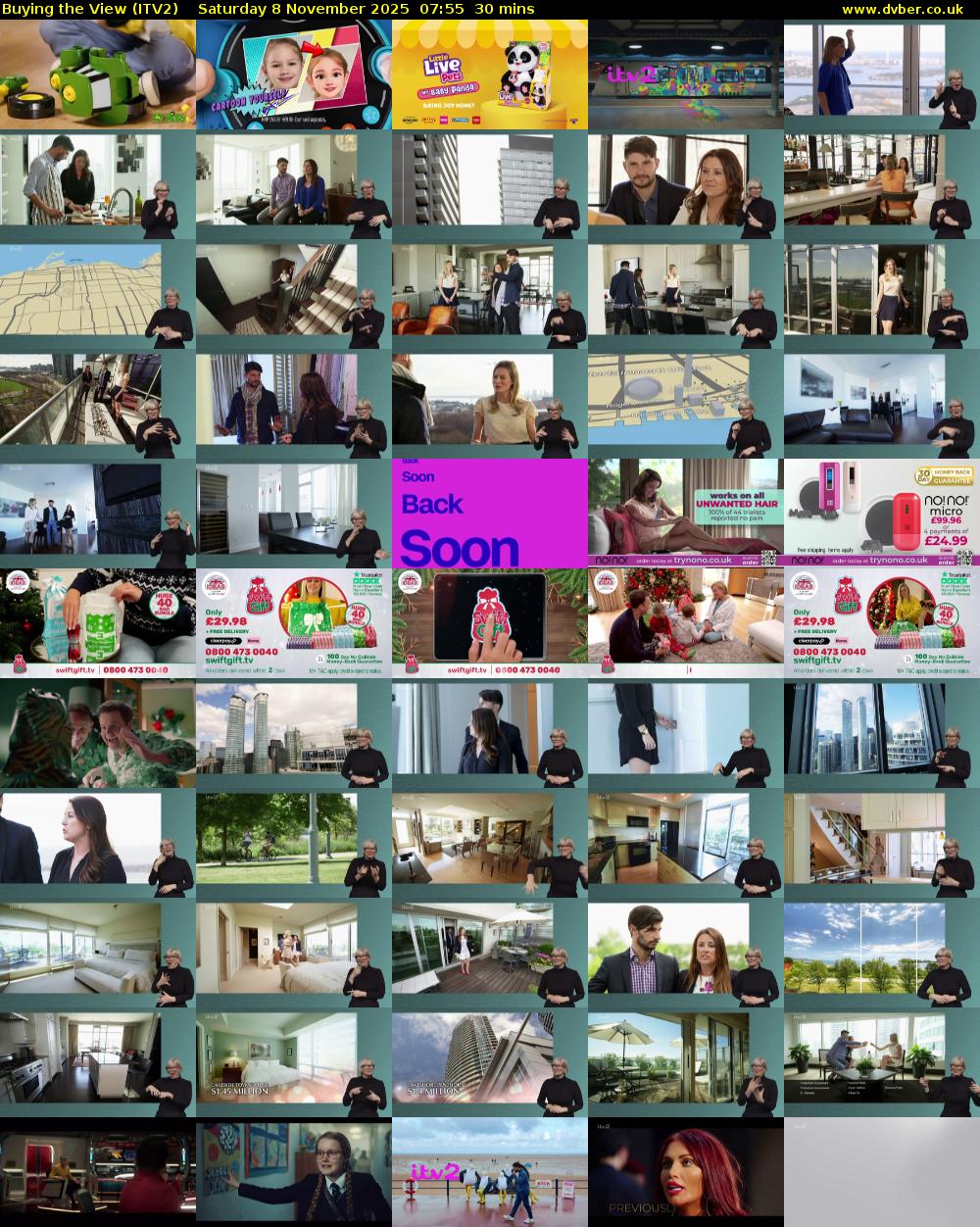 Buying the View (ITV2) Saturday 8 November 2025 07:55 - 08:25