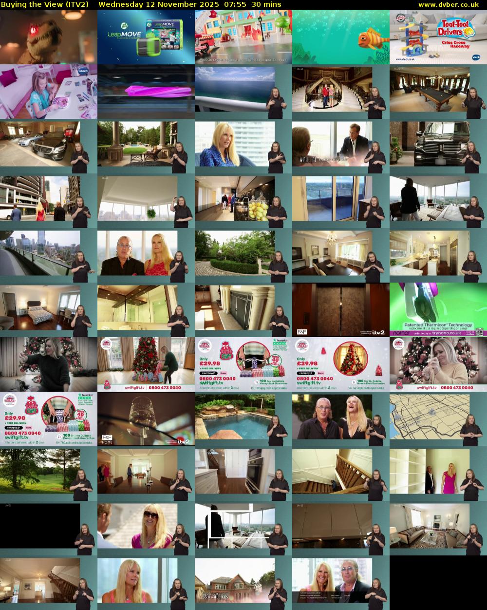 Buying the View (ITV2) Wednesday 12 November 2025 07:55 - 08:25