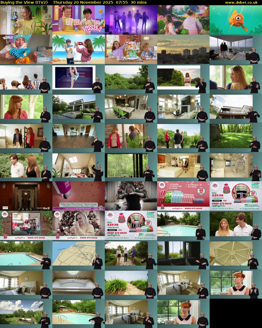Buying the View (ITV2) Thursday 20 November 2025 07:55 - 08:25