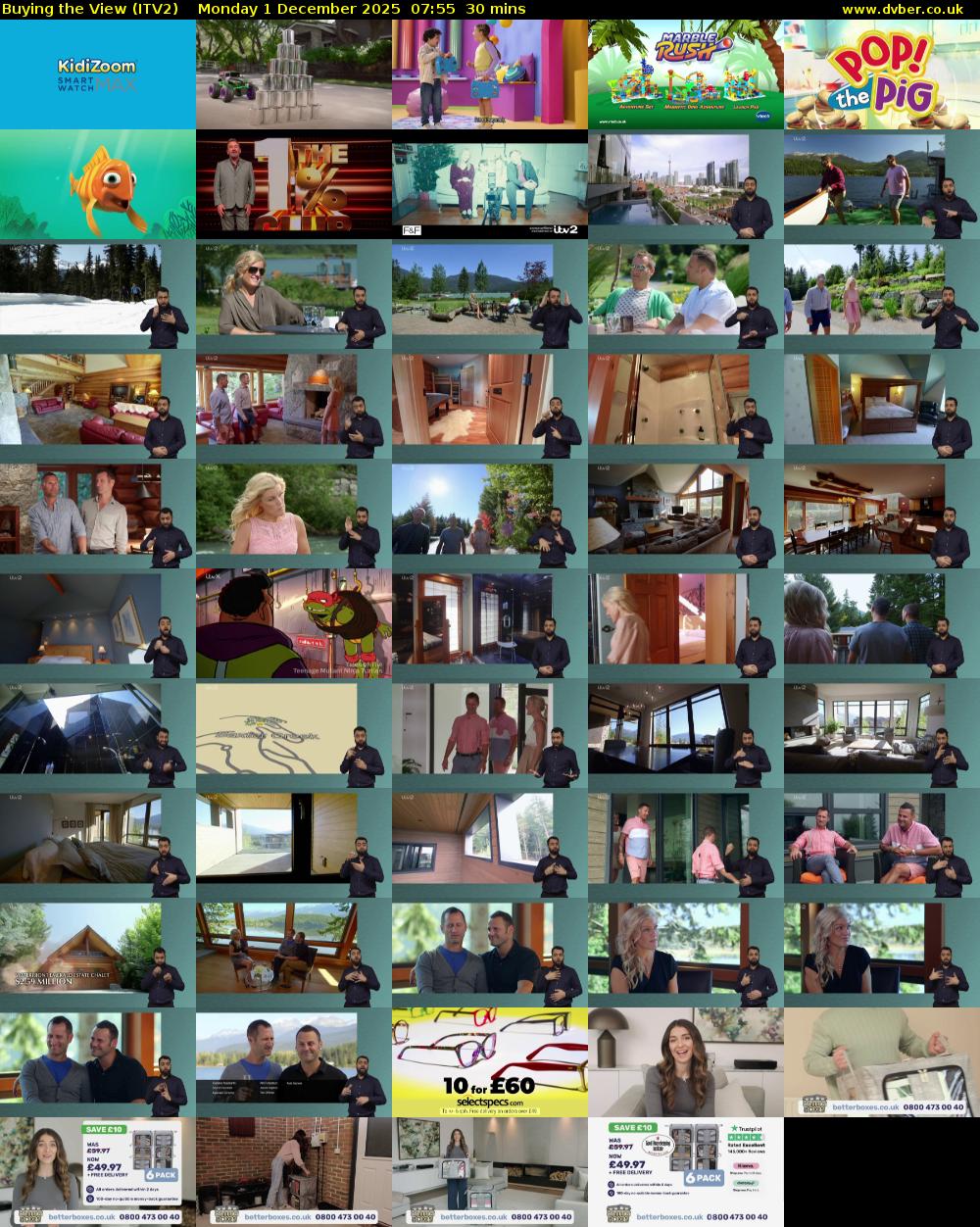 Buying the View (ITV2) Monday 1 December 2025 07:55 - 08:25