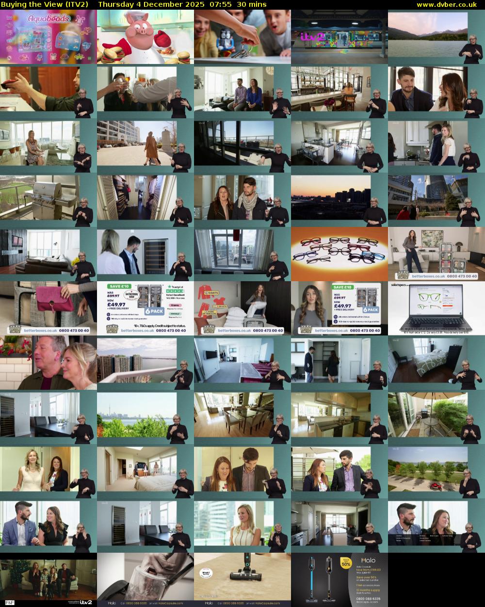 Buying the View (ITV2) Thursday 4 December 2025 07:55 - 08:25