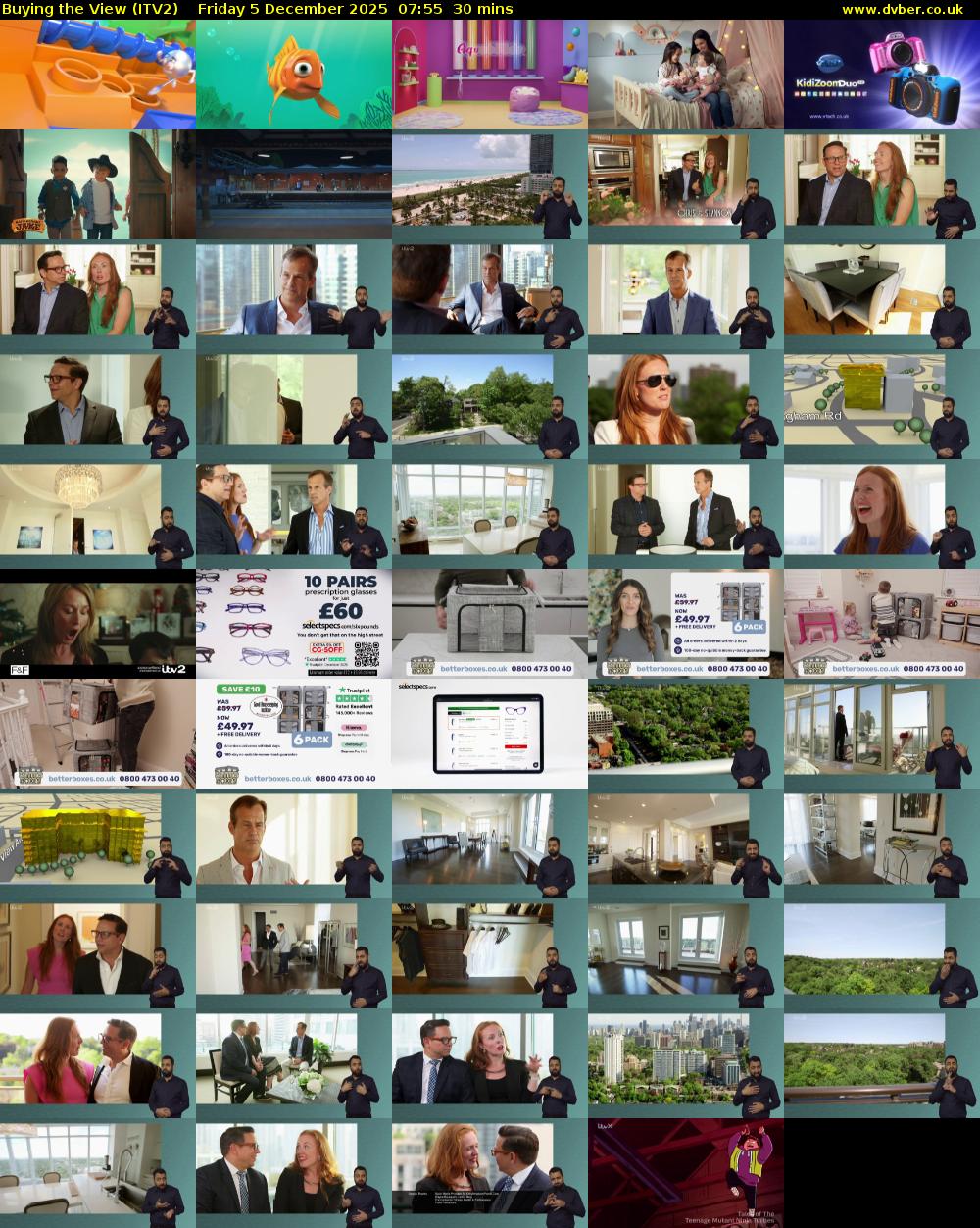 Buying the View (ITV2) Friday 5 December 2025 07:55 - 08:25