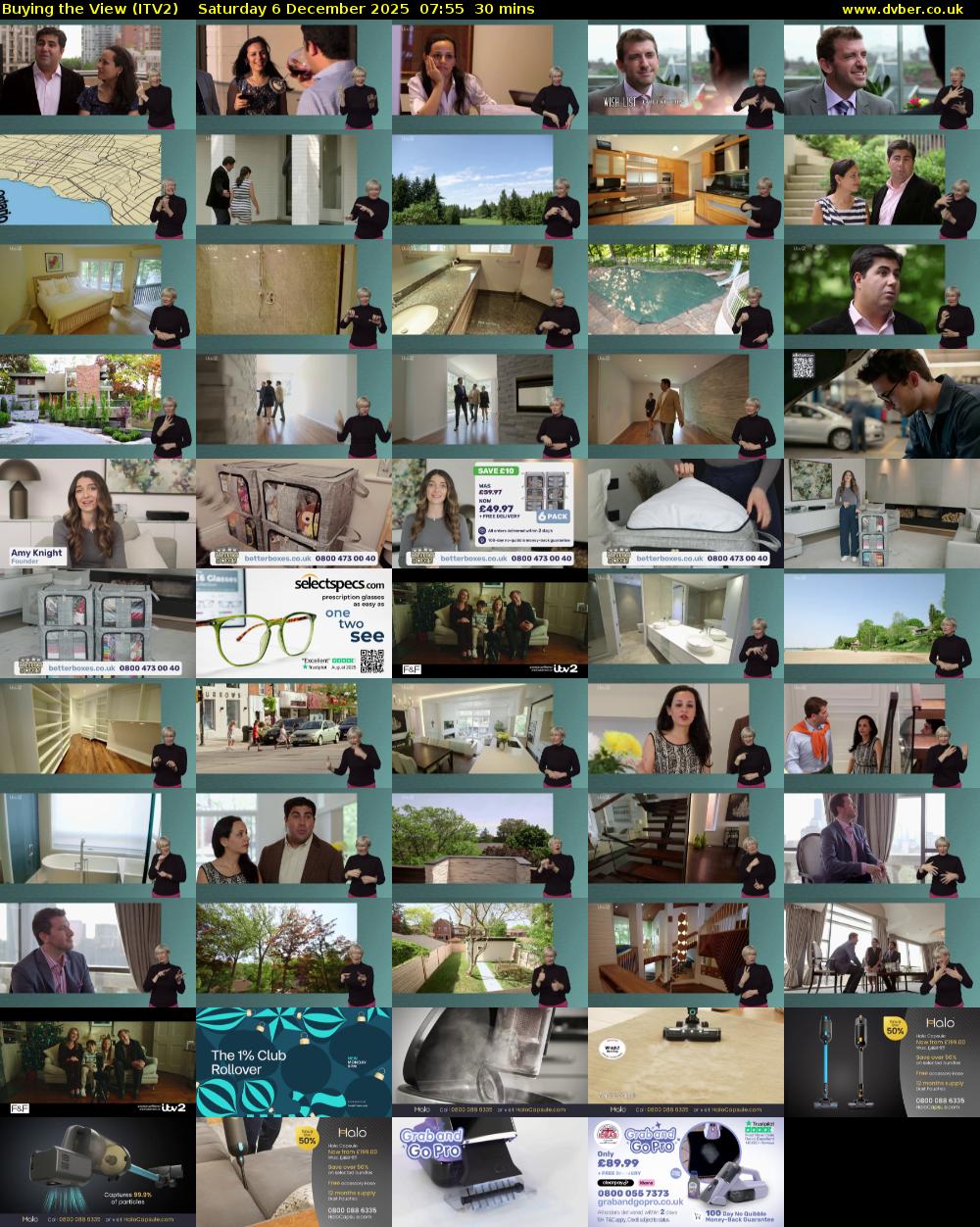 Buying the View (ITV2) Saturday 6 December 2025 07:55 - 08:25