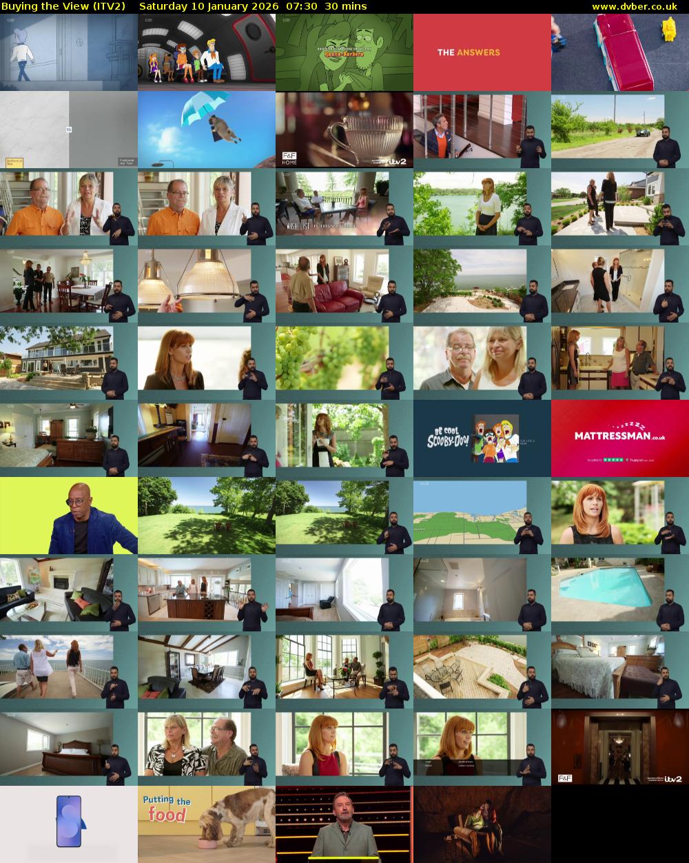 Buying the View (ITV2) Saturday 10 January 2026 07:30 - 08:00