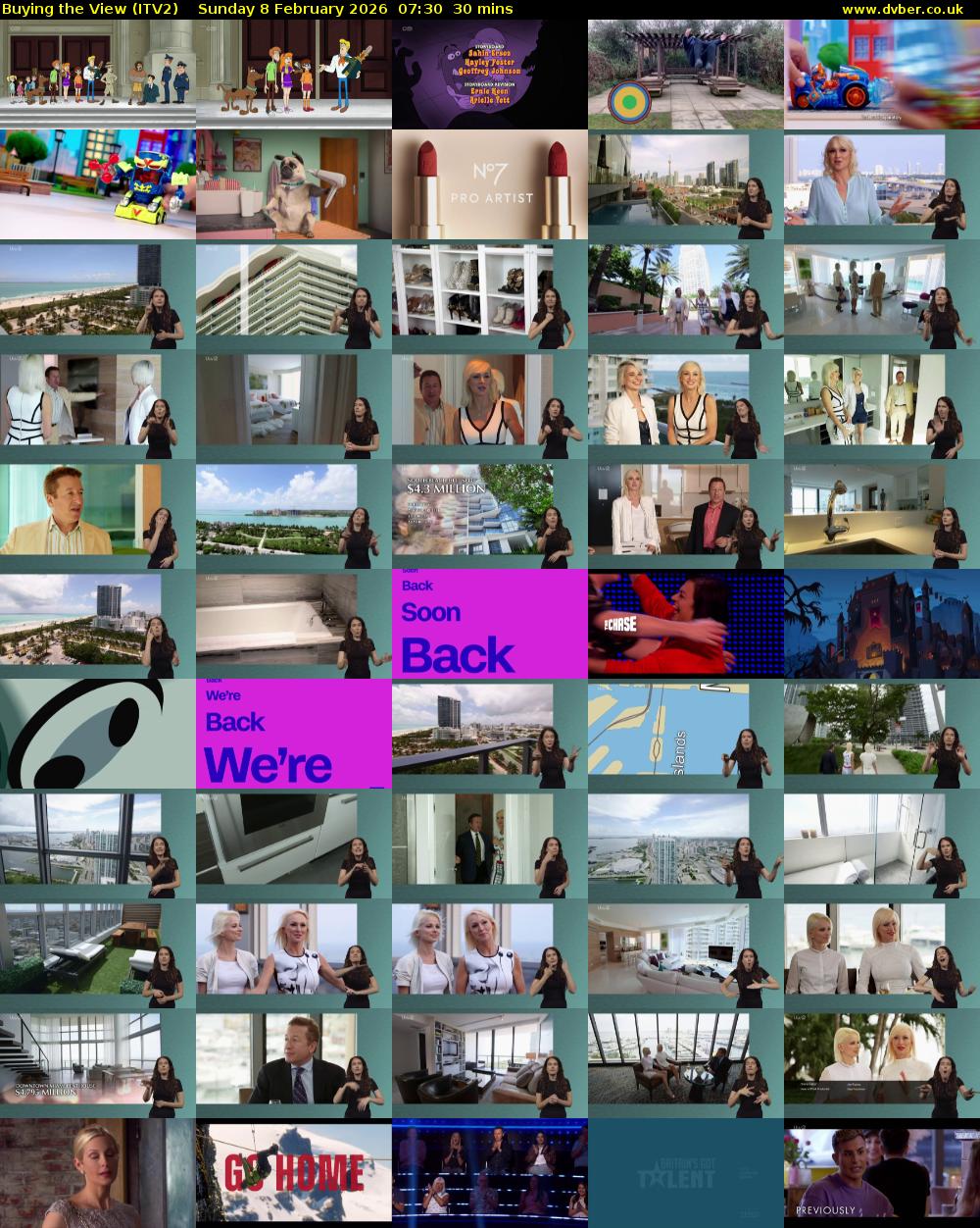 Buying the View (ITV2) Sunday 8 February 2026 07:30 - 08:00