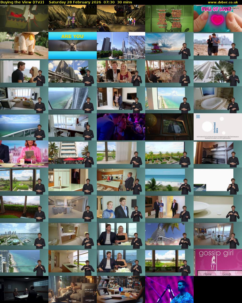 Buying the View (ITV2) Saturday 28 February 2026 07:30 - 08:00