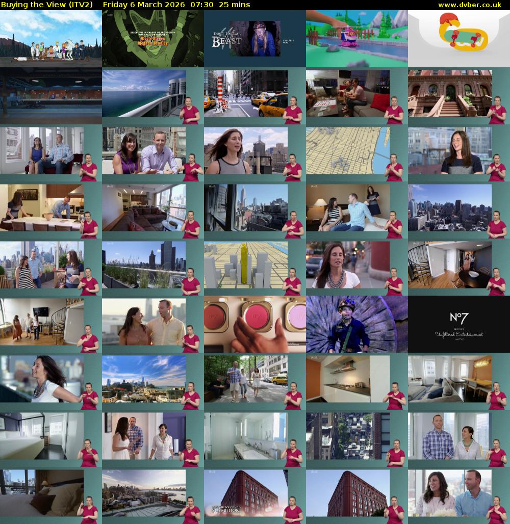 Buying the View (ITV2) Friday 6 March 2026 07:30 - 07:55