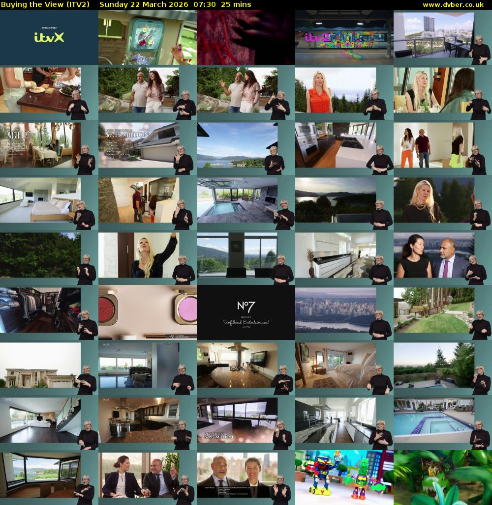 Buying the View (ITV2) Sunday 22 March 2026 07:30 - 07:55