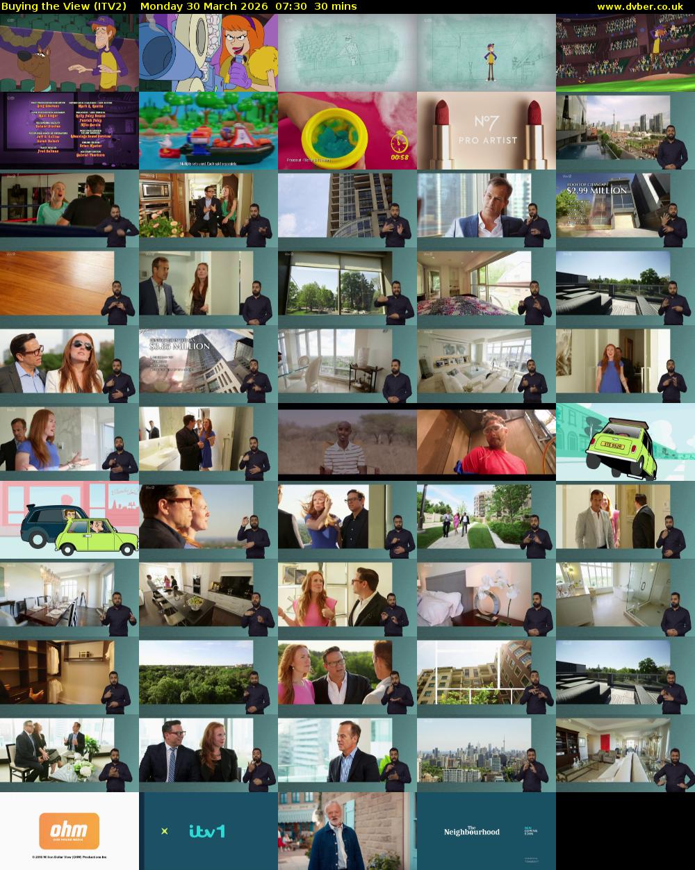 Buying the View (ITV2) Monday 30 March 2026 07:30 - 08:00