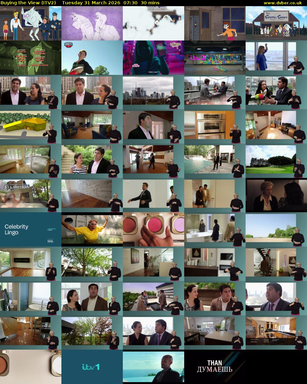 Buying the View (ITV2) Tuesday 31 March 2026 07:30 - 08:00