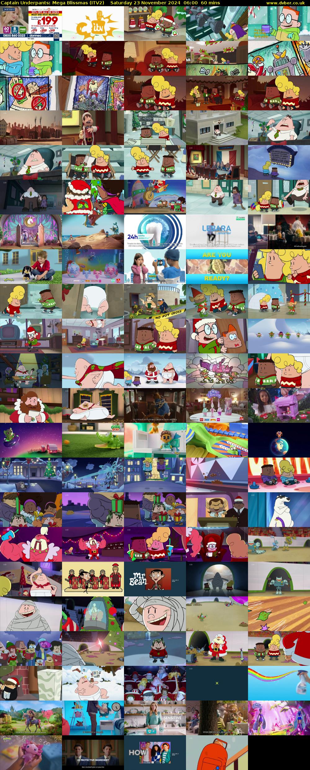 Captain Underpants: Mega Blissmas (ITV2) Saturday 23 November 2024 06:00 - 07:00