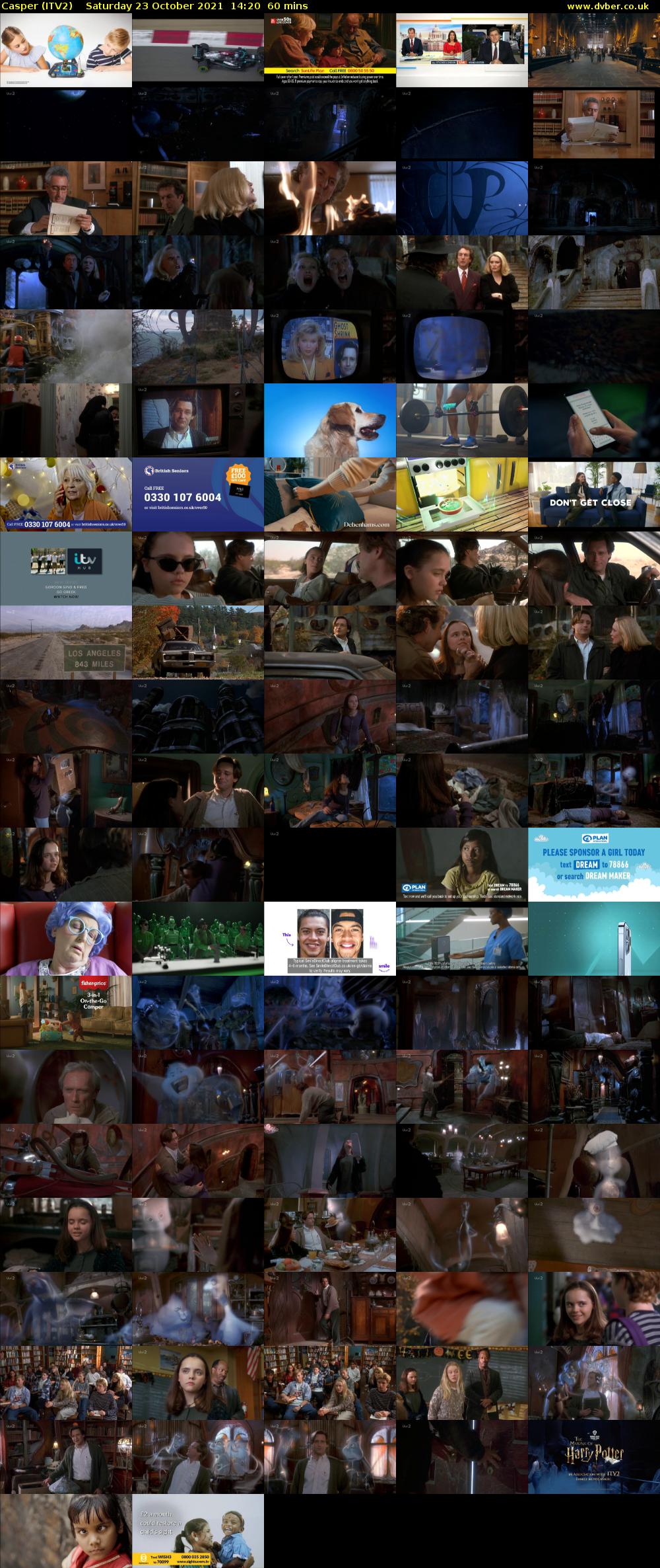 Casper (ITV2) Saturday 23 October 2021 14:20 - 15:20