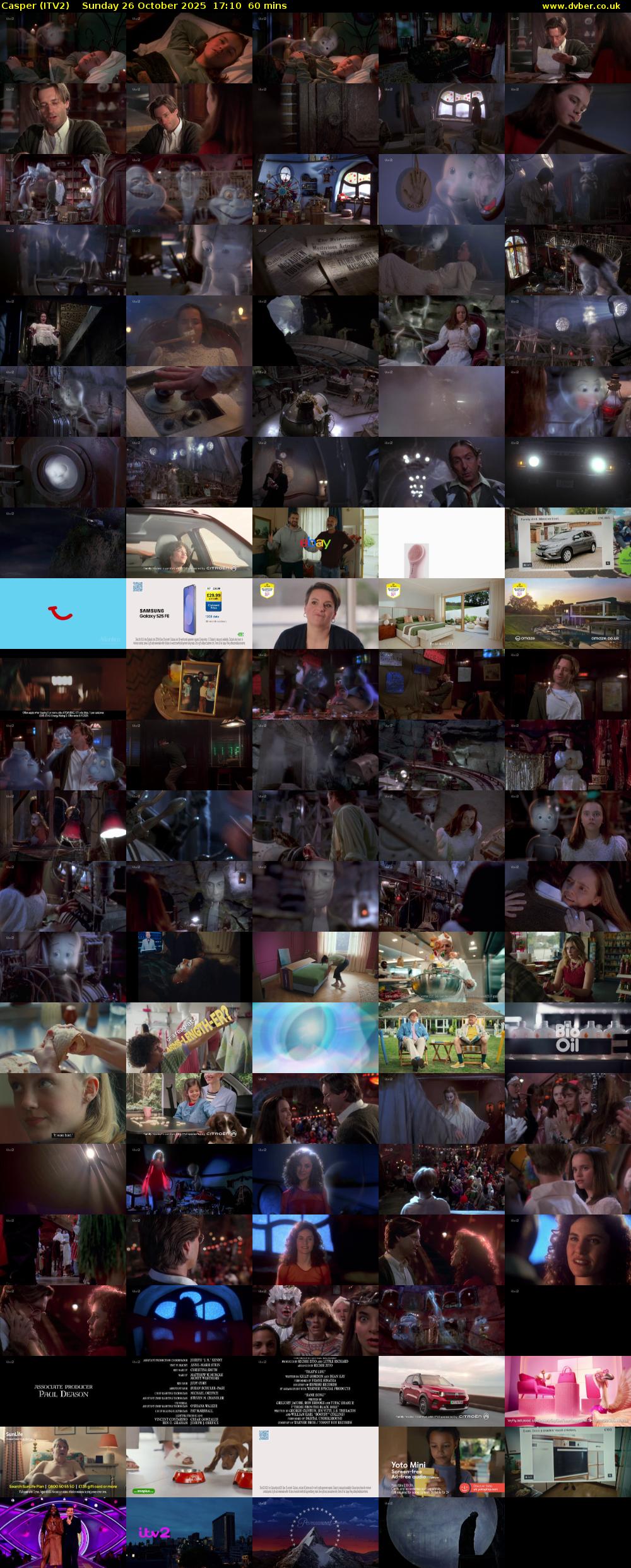 Casper (ITV2) Sunday 26 October 2025 17:10 - 18:10