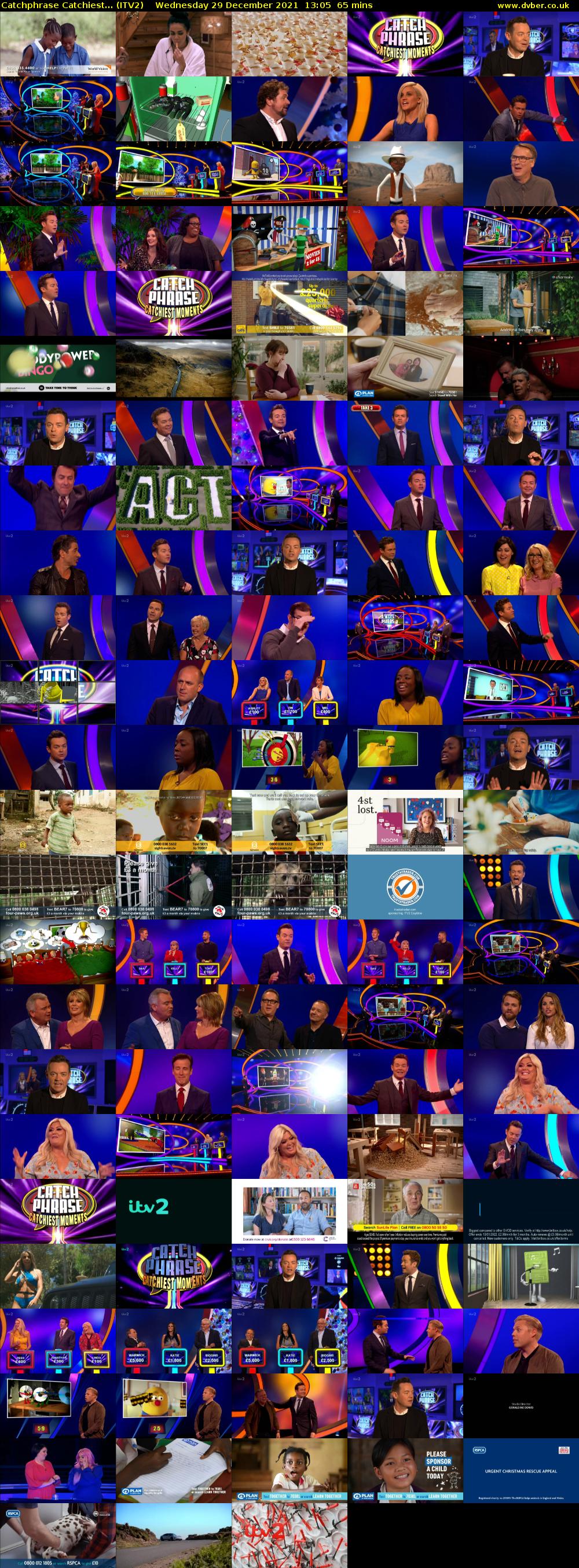 Catchphrase Catchiest... (ITV2) Wednesday 29 December 2021 13:05 - 14:10