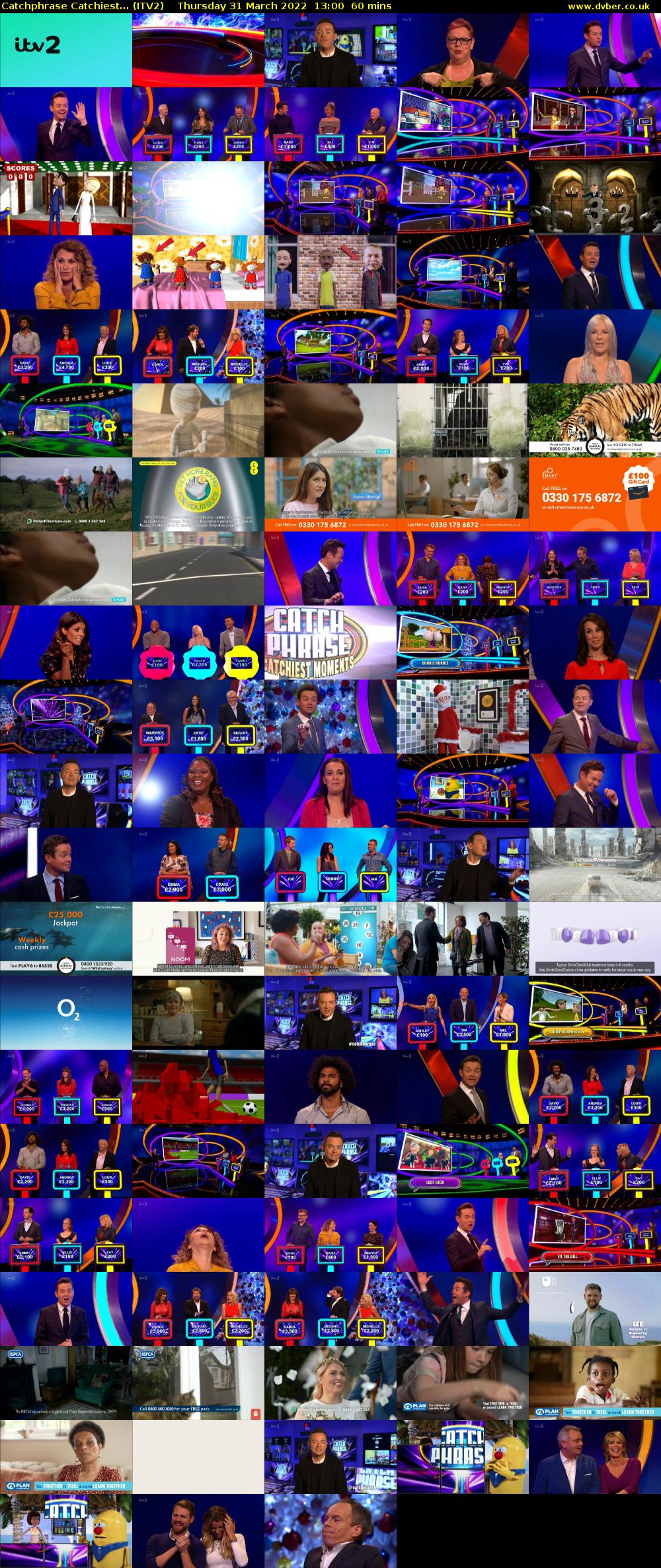 Catchphrase Catchiest... (ITV2) Thursday 31 March 2022 13:00 - 14:00