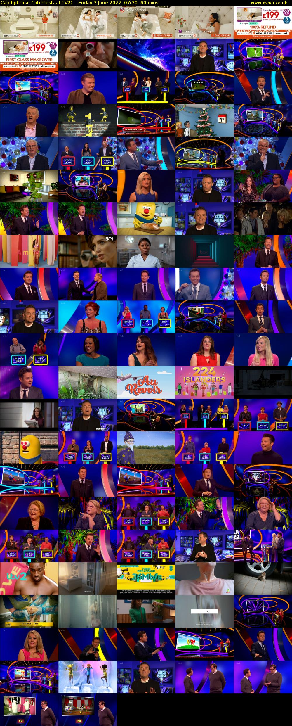 Catchphrase Catchiest... (ITV2) Friday 3 June 2022 07:30 - 08:30