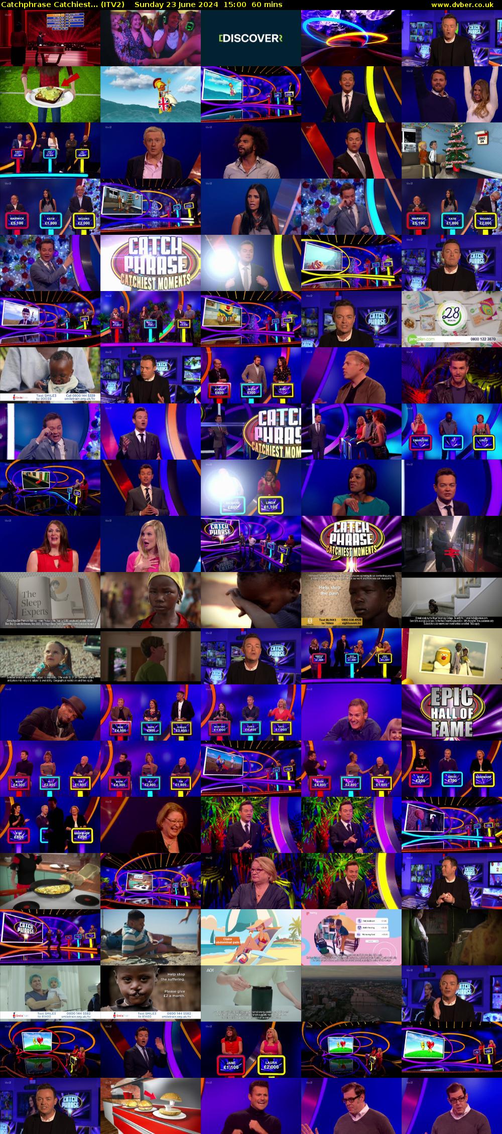 Catchphrase Catchiest... (ITV2) Sunday 23 June 2024 15:00 - 16:00