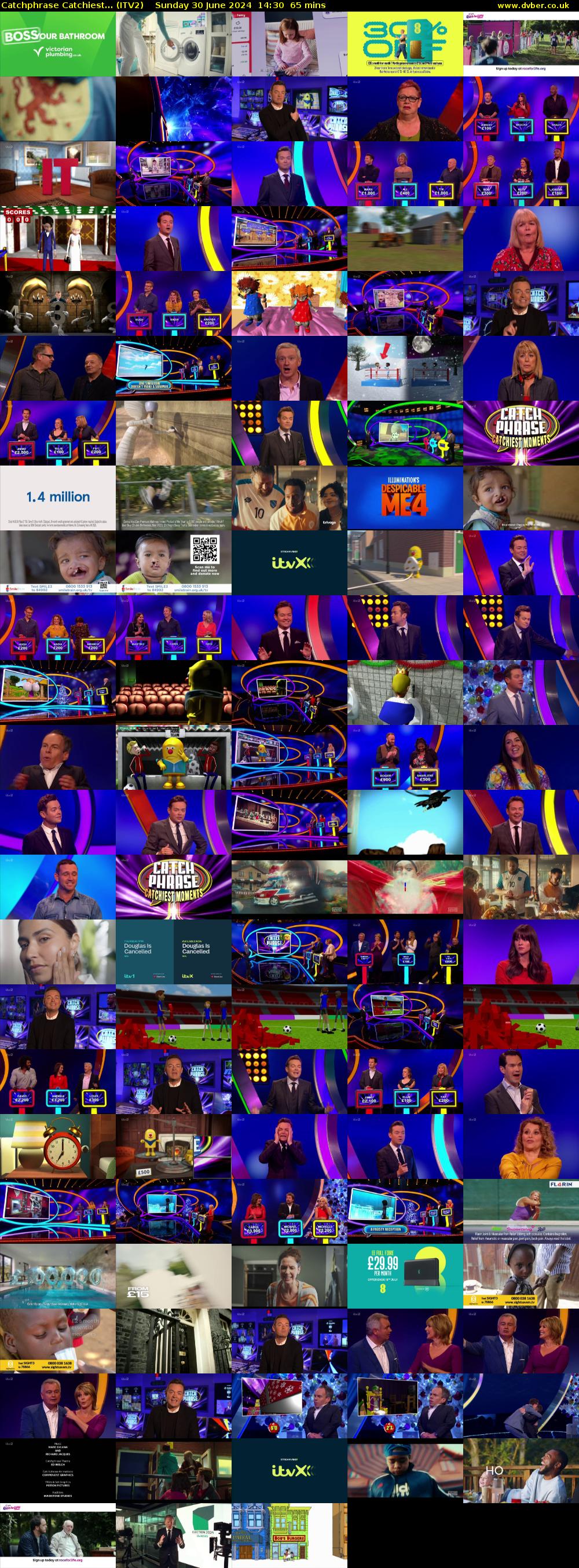 Catchphrase Catchiest... (ITV2) Sunday 30 June 2024 14:30 - 15:35