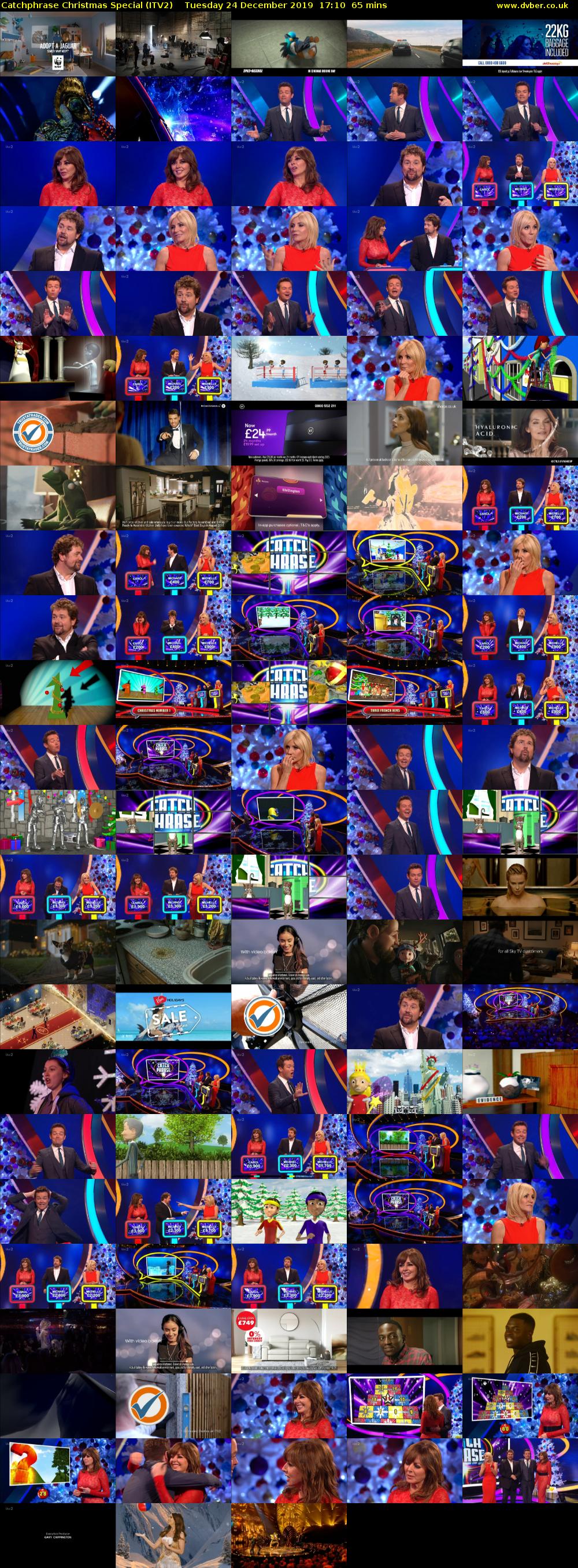 Catchphrase Christmas Special (ITV2) Tuesday 24 December 2019 17:10 - 18:15