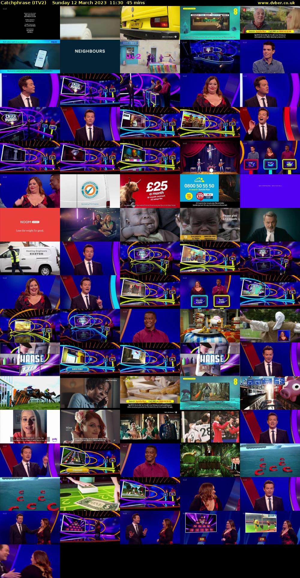 Catchphrase (ITV2) Sunday 12 March 2023 11:30 - 12:15