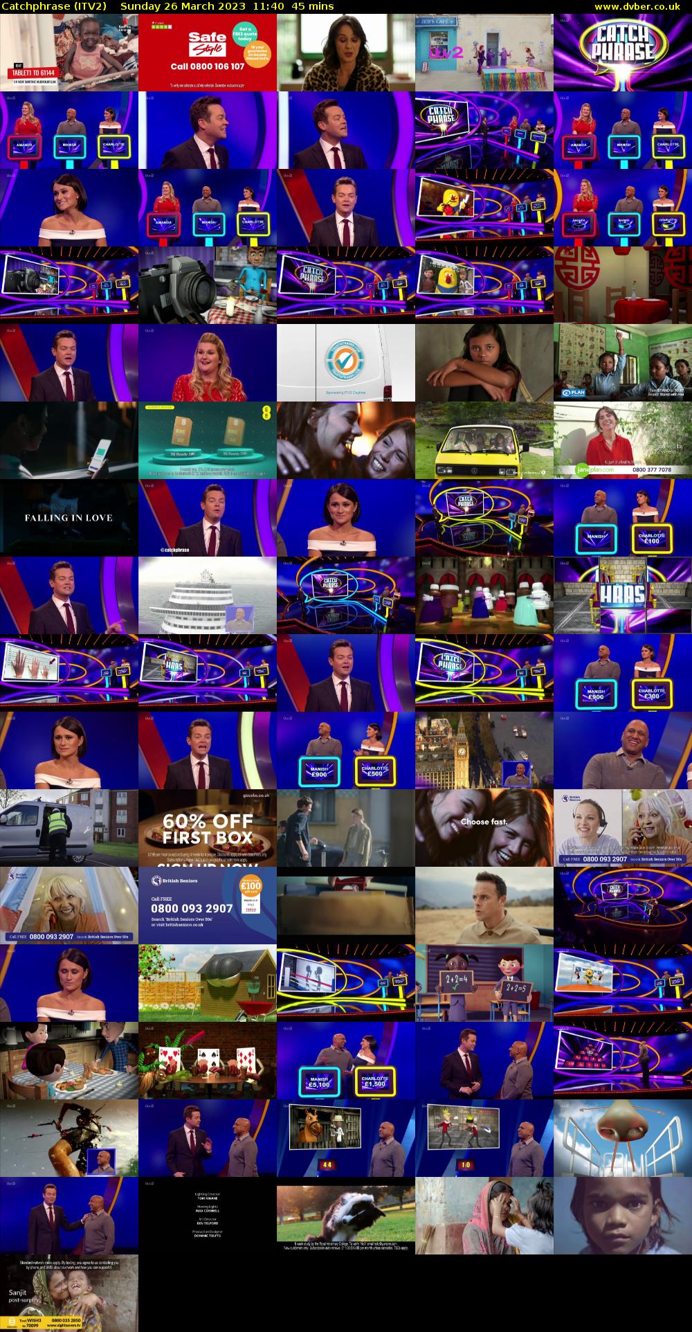 Catchphrase (ITV2) Sunday 26 March 2023 11:40 - 12:25