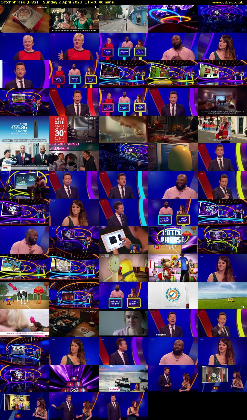 Catchphrase (ITV2) Sunday 2 April 2023 11:40 - 12:20