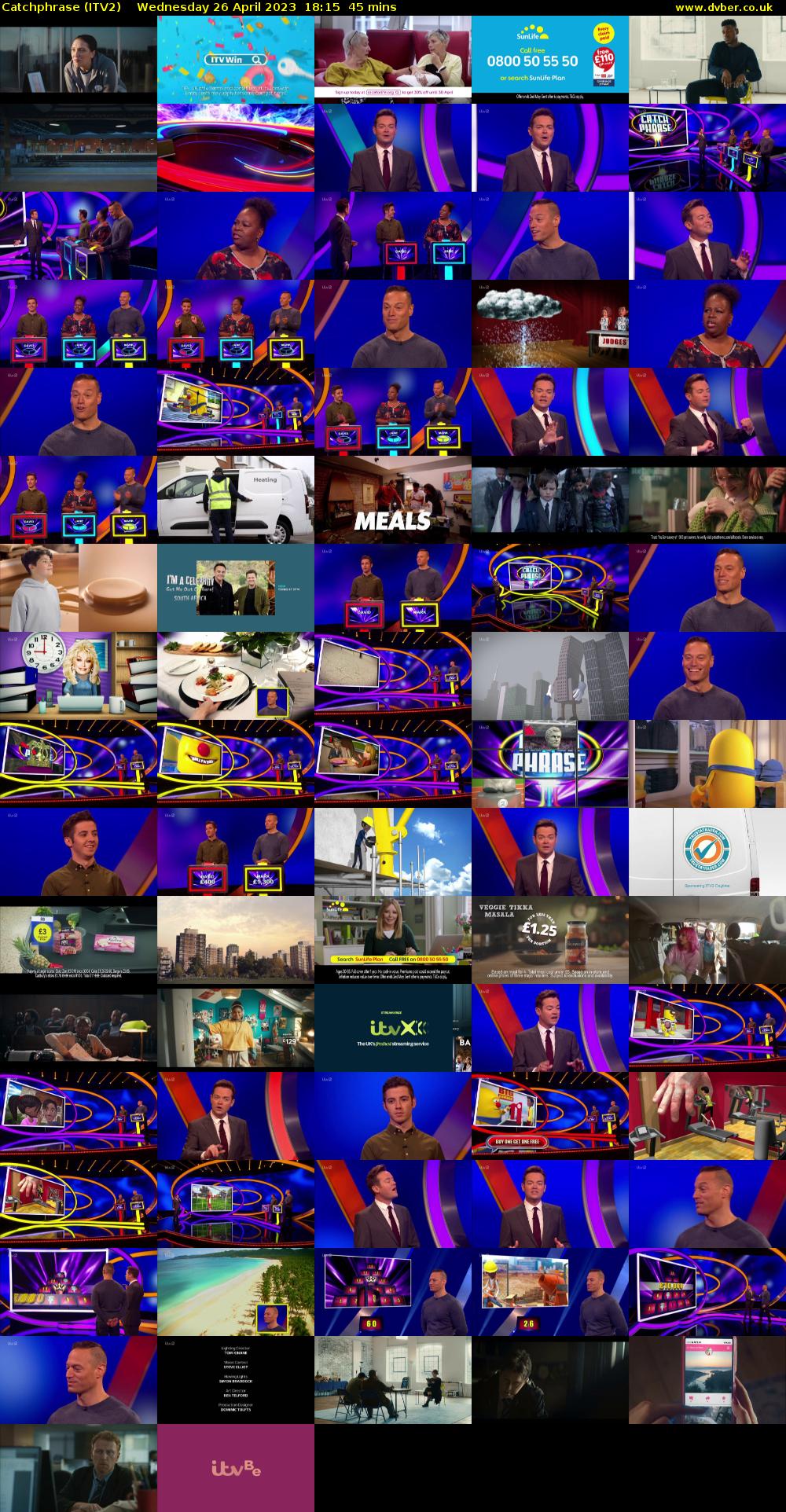 Catchphrase (ITV2) Wednesday 26 April 2023 18:15 - 19:00