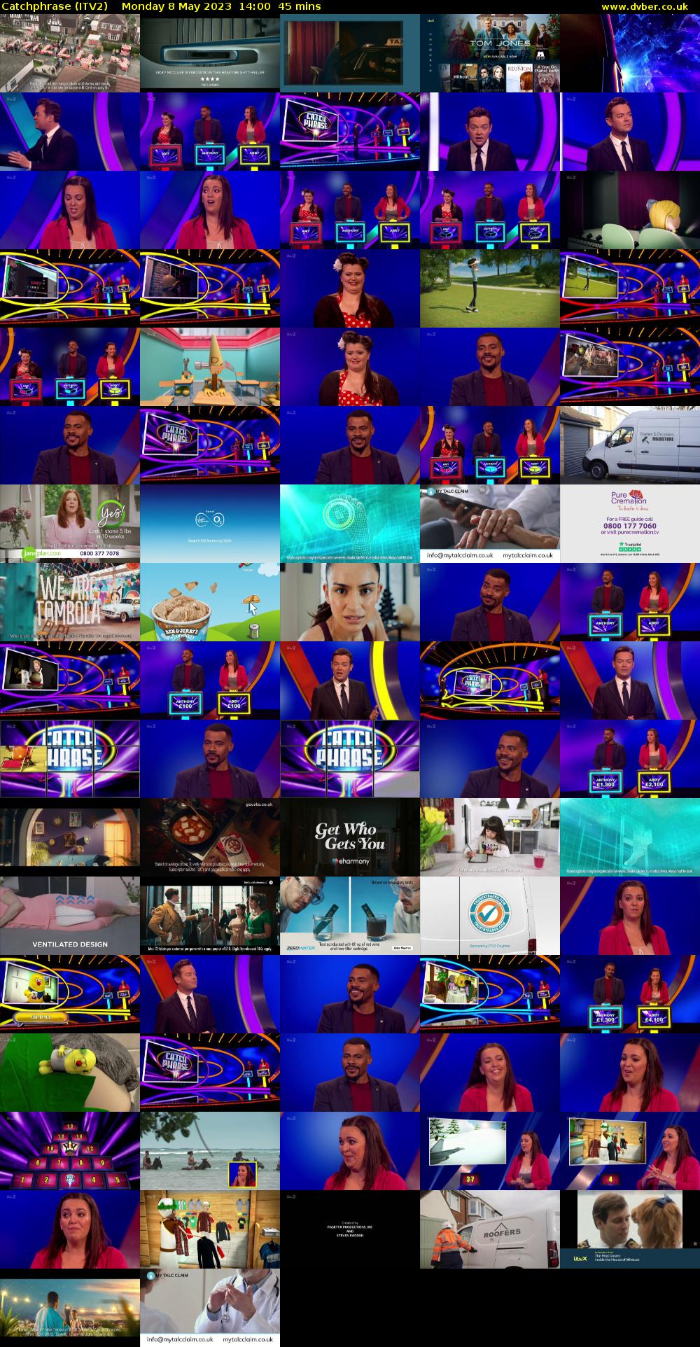 Catchphrase (ITV2) Monday 8 May 2023 14:00 - 14:45