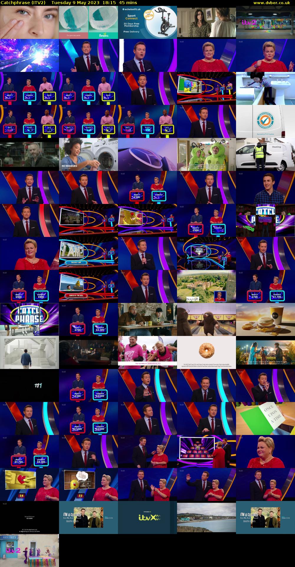 Catchphrase (ITV2) Tuesday 9 May 2023 18:15 - 19:00