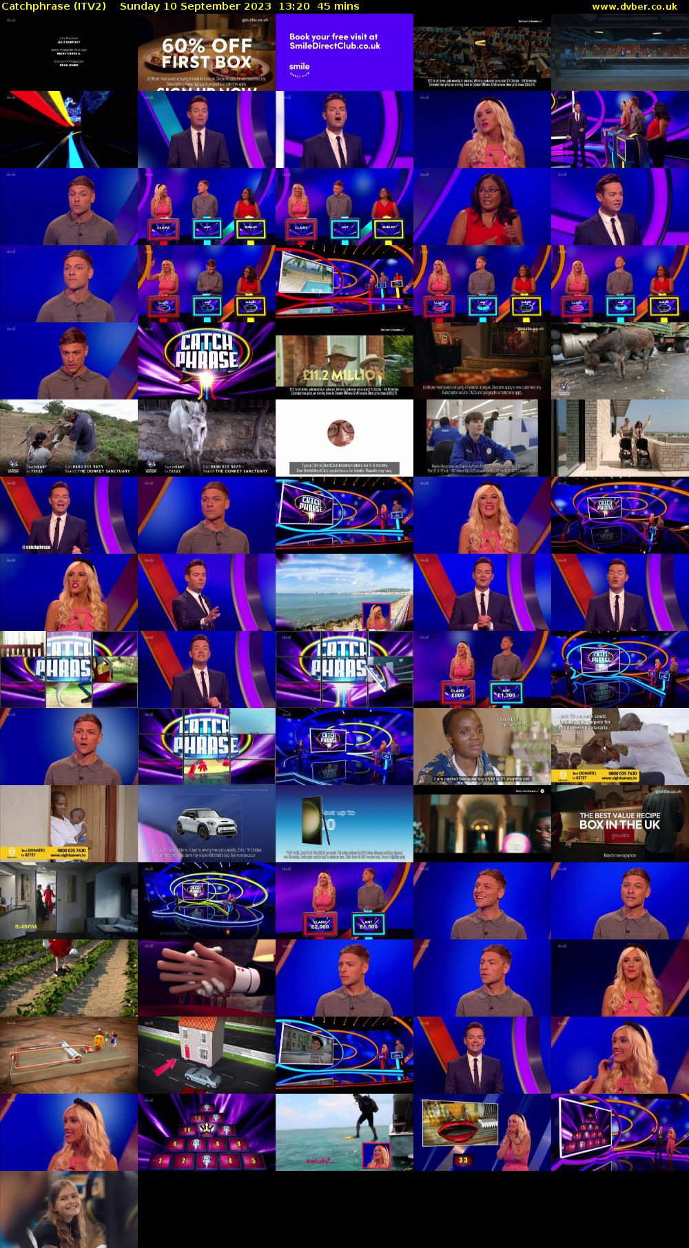 Catchphrase (ITV2) Sunday 10 September 2023 13:20 - 14:05