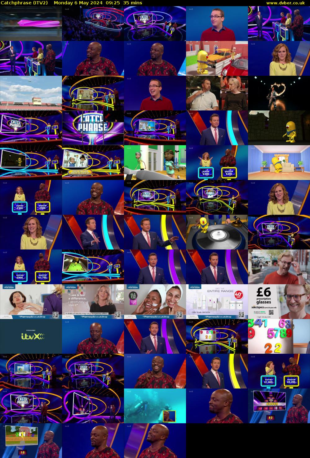 Catchphrase (ITV2) Monday 6 May 2024 09:25 - 10:00