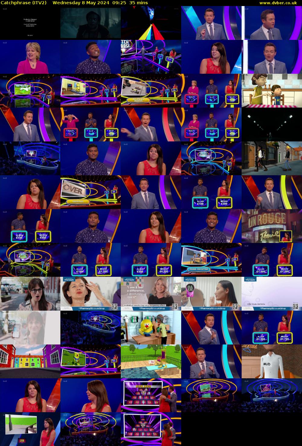 Catchphrase (ITV2) Wednesday 8 May 2024 09:25 - 10:00