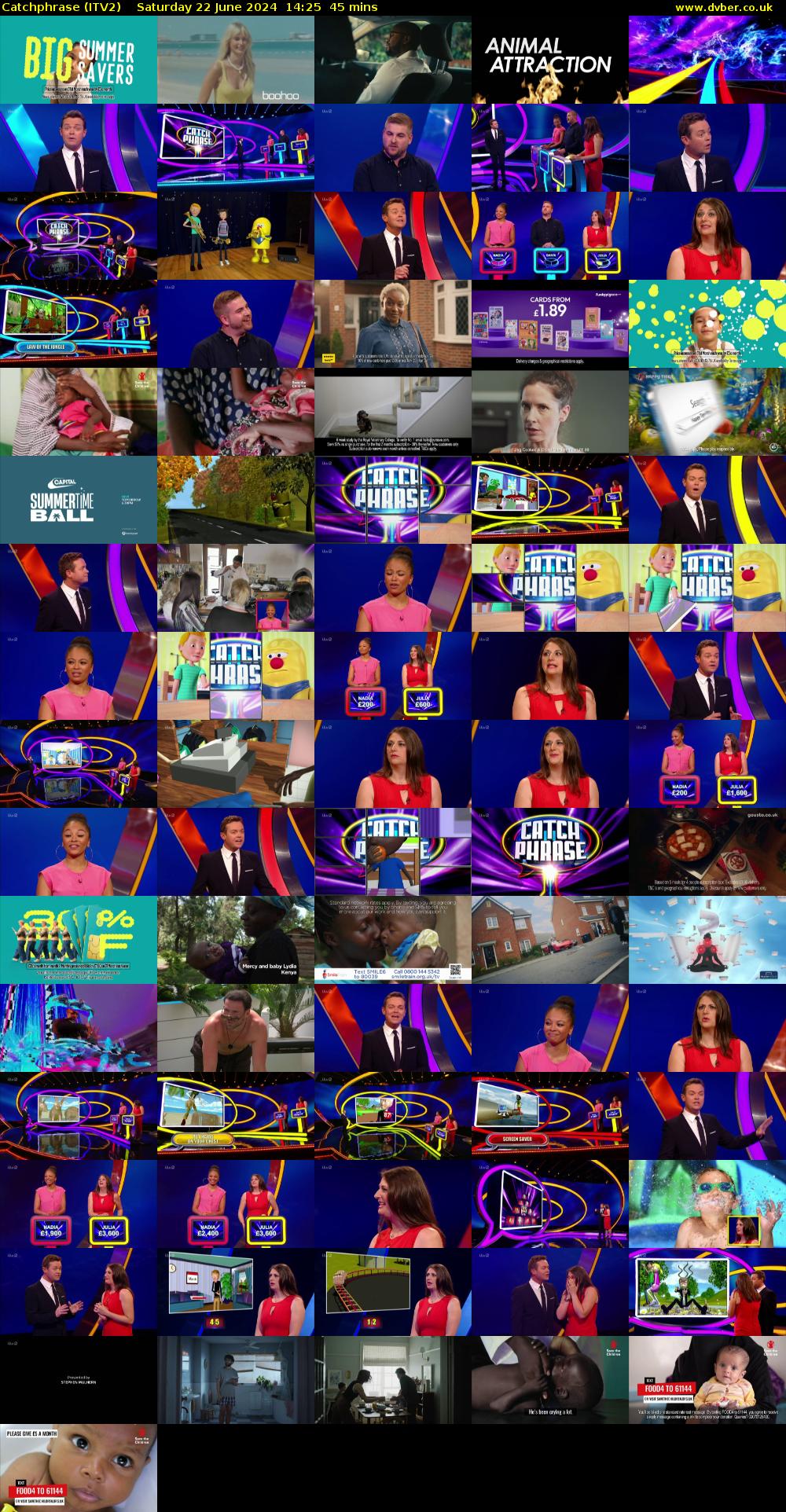 Catchphrase (ITV2) Saturday 22 June 2024 14:25 - 15:10