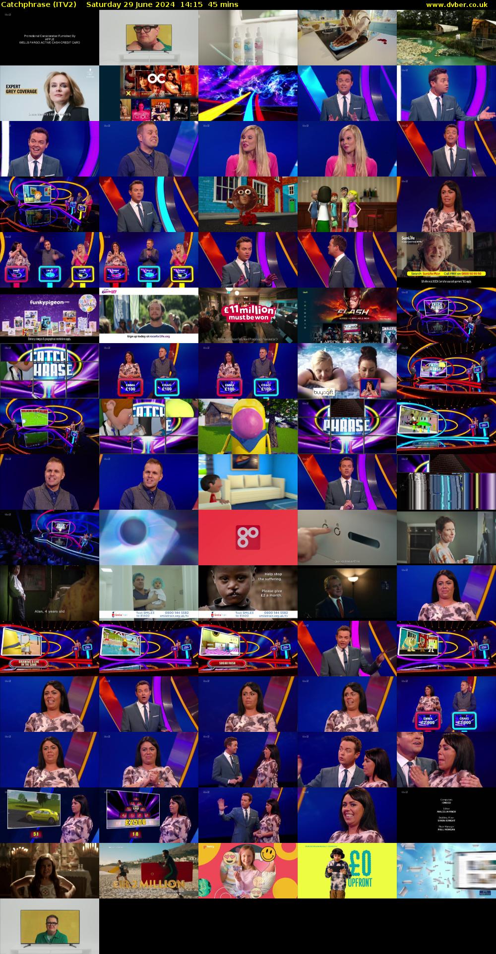 Catchphrase (ITV2) Saturday 29 June 2024 14:15 - 15:00