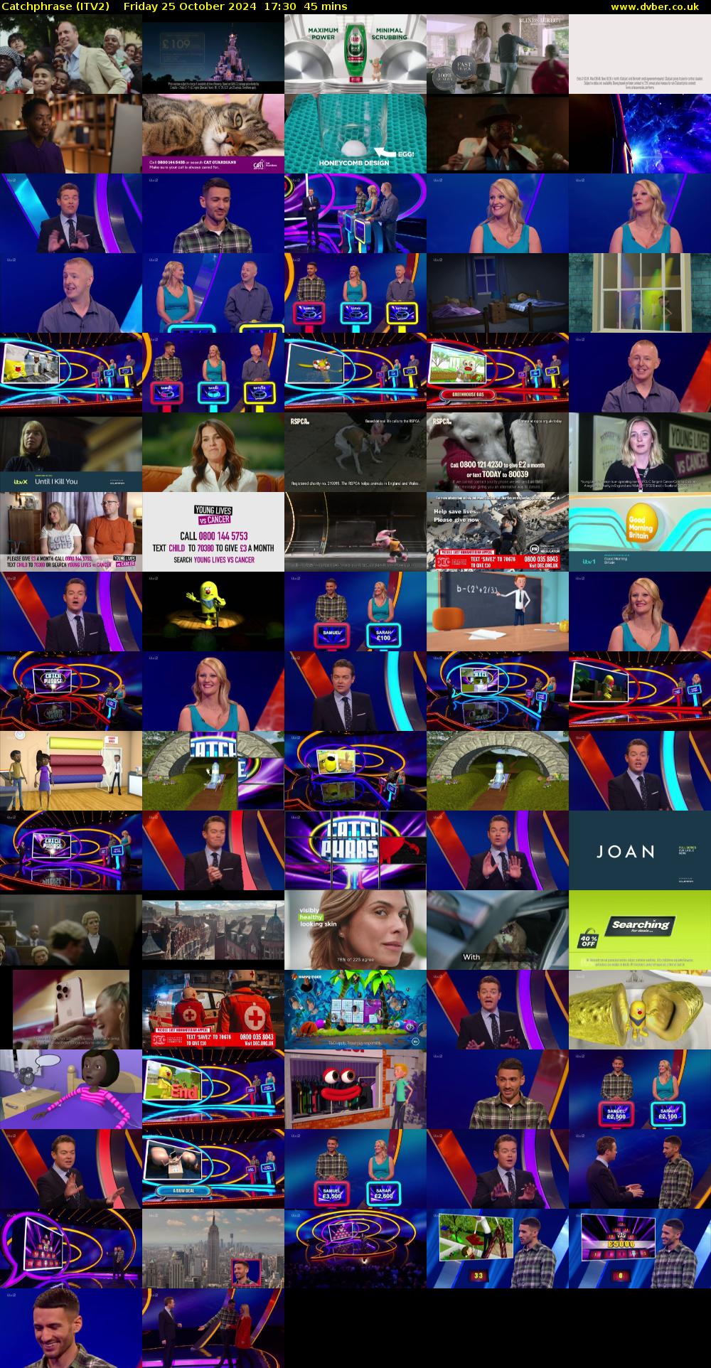 Catchphrase (ITV2) Friday 25 October 2024 17:30 - 18:15