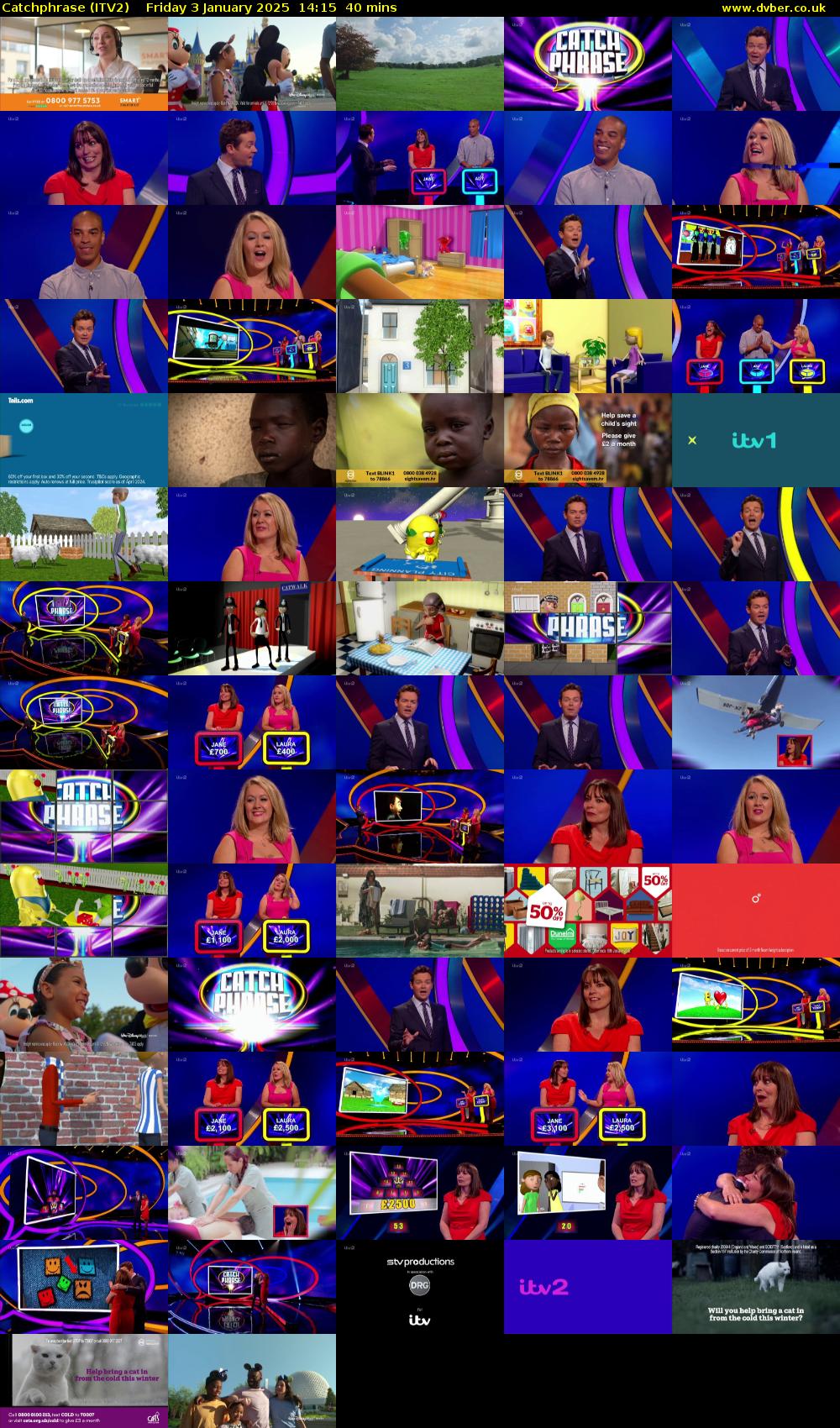 Catchphrase (ITV2) Friday 3 January 2025 14:15 - 14:55