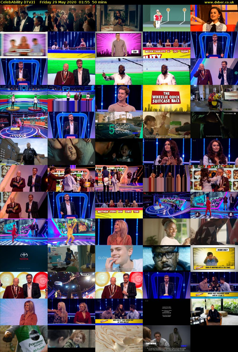 CelebAbility (ITV2) Friday 29 May 2020 01:55 - 02:45