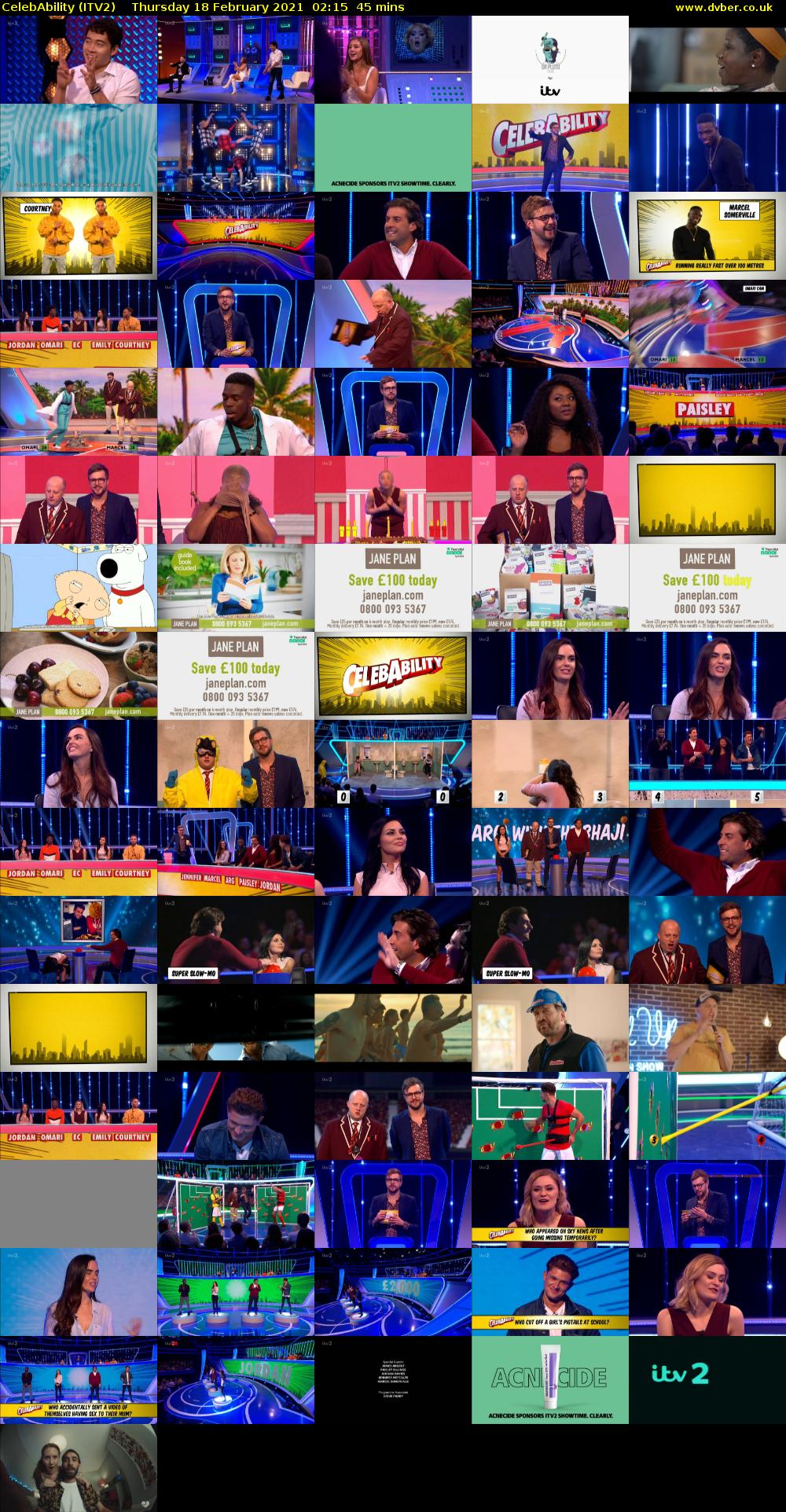 CelebAbility (ITV2) Thursday 18 February 2021 02:15 - 03:00